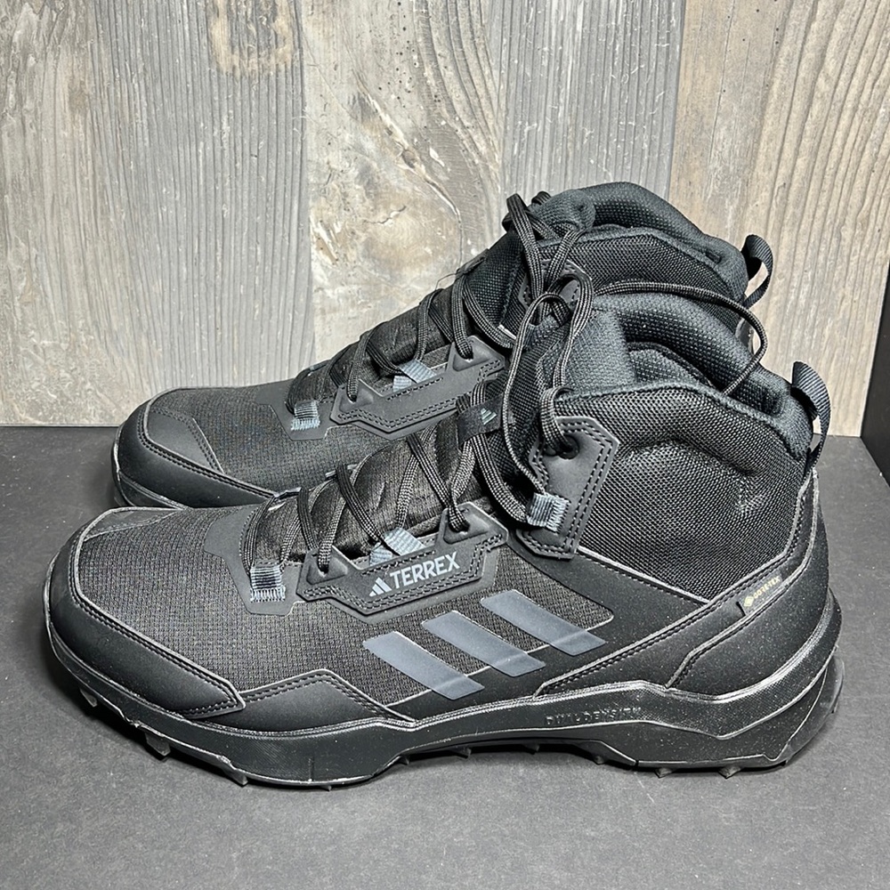 Adidas Terrex AX4 Mid Gore-Tex Mens Size 12.5 Black Hiking Shoes